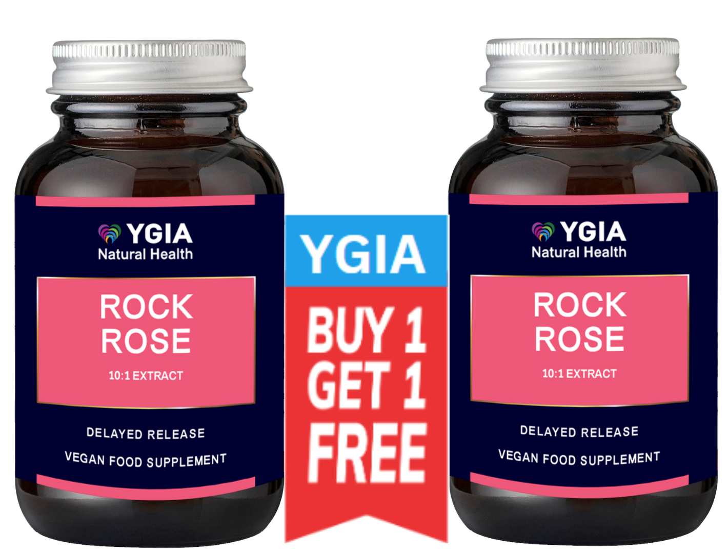 ROCK ROSE (CISTUS INCANUS) ♦ Detoxifies ♦ Anti-Aging ♦ Reduce Stress & Cortisol ♦ Regenerates and Calms ♦ 60 Veg Caps X 450mg ♦ Amber Glass Bottles ♦ 100% Natural ♦ Non-GMO ♦ Gluten & Dairy Free ♦ No Additives
