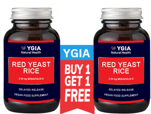 RED YEAST RICE ♦ 60 Veg Caps X 500mg ♦ Amber Glass Bottles ♦ 100% Natural ♦ Non-GMO ♦ Gluten & Dairy Free ♦ No Additives