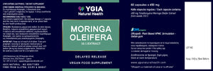 Moringa Oleifera 10:1 - The king of superfoods- Protects and nourishes skin and hair- 60 Delayed Release VCaps - Amber Glass bottles