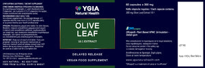 Olive Leaf Extract ♦ Immune Support ♦ Cardiovascular Health ♦ 60 Veg Caps ♦ Amber Glass Bottles ♦ 100% Natural ♦ Non-GMO ♦ Gluten & Dairy Free ♦ No Additives