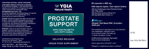 PROSTATE SUPPORT ♦ Probably the most effective herbal supplement for Prostate Health ♦ Unique Formula ♦ 60 Delayed Release Veg Caps X 600 mg ♦ 100% Natural ♦ Non-GMO ♦ Allergens Free ♦ No Additives ♦ Glass Amber Bottles