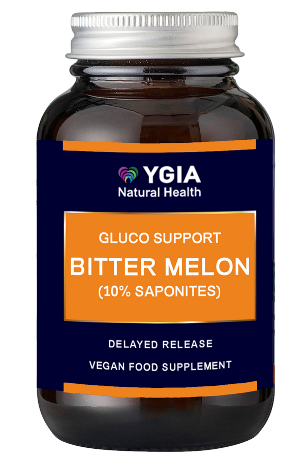 Bitter Melon - Gluco Support ♦ 60 Veg Caps X 550mg ♦ Amber Glass Bottles ♦ 100% Natural ♦ Non-GMO ♦ Gluten & Dairy Free ♦ No Additives
