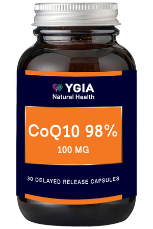  Q10 - 100 mg - Λιποσωμικό - ♦ 60 Εντερικές Φυτικές Κάψουλες X 500mg ♦ Γυάλινο Φιμέ Μπουκάλι ♦ 100% Φυσικό ♦ Μη Γενετικά Τροποποιημένο (Non-GMO) ♦ Χωρίς Γλουτένη & Γαλακτοκομικά ♦ Χωρίς Πρόσθετα