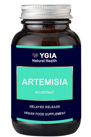 Artemisia ♦ 60 Veg Caps X 500mg ♦ Amber Glass Bottles ♦ 100% Natural ♦ Non-GMO ♦ Gluten & Dairy Free ♦ No Additives |