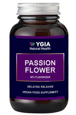 PASSION FLOWER ♦ 60 Veg Caps X 500mg ♦ Amber Glass Bottles ♦ 100% Natural ♦ Non-GMO ♦ Gluten & Dairy Free ♦ No Additives